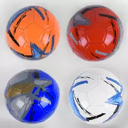 Мяч футбольный С 40061 (60) размер №5, 4 цвета, материал PU, 320 грамм, баллон резиновый