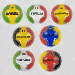 Мяч Футбольный С 40217 (60) размер №5 - 7 видов, материал мягкая EVA, 300-320 грамм, резиновый баллон