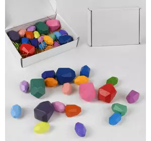 Деревянная игра Логика С 47219 (48) игра-балансир “Гора камней”, 20 элементов, в коробке