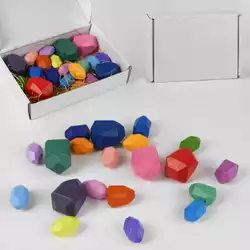 Деревянная игра Логика С 47219 (48) игра-балансир “Гора камней”, 20 элементов, в коробке