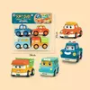 Набір машин 674 A (60/2) 4 штуки, інерція, міський транспорт, в пакеті Набір машин 674 A (60/2) 4 штуки, інерція, міський транспорт, в пакеті