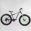 Велосипед Спортивный CORSO «Avalon» 26" дюймов 95583 (1) ФЭТБАЙК, рама алюминиевая, оборудование Shimano 7 скоростей, собран на 75