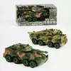 Танк 24186 (36) "TK Group", 2 види, звук, підсвічування, колісний, інерція, башта обертається, рухоме дуло, в коробці Танк 24186 (36) "TK Group", 2 види, звук, підсвічування, колісний, інерція, башта обертається, рухоме дуло, в коробці
