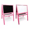 гр Мольберт 60*40 см рожевий - великий, магнітний (1) 08767 "Игруша"  /Дошка ш60*в40см, Підставка ш100*в65см/ Одна сторона гр Мольберт 60*40 см рожевий - великий, магнітний (1) 08767 "Игруша"  /Дошка ш60*в40см, Підставка ш100*в65см/ Одна сторона