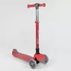Самокат трехколесный 92606 (4) Best Scooter, КРАСНЫЙ, складной алюминиевый руль, 4 колеса PU со светом, d=12 см Самокат трехколесный 92606 (4) Best Scooter, КРАСНЫЙ, складной алюминиевый руль, 4 колеса PU со светом, d=12 см
