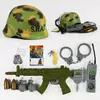 Військовий набір 88364 (60/2) каска, аксесуари, у сетці Військовий набір 88364 (60/2) каска, аксесуари, у сетці
