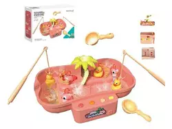 Риболовля 889-260 (36) із гачками, циркулює водичку, 6 мелодій, 3 рибки, 3 каченяти, 2 вудочки, наліпки, 2 черпачки, в коробці Риболовля 889-260 (36) із гачками, циркулює водичку, 6 мелодій, 3 рибки, 3 каченяти, 2 вудочки, наліпки, 2 черпачки, в коробці