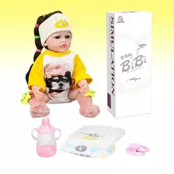 Лялька XBY 5527 (12) висота 52 см, гумова, пляшечка, памперс, соска, в коробці Лялька XBY 5527 (12) висота 52 см, гумова, пляшечка, памперс, соска, в коробці