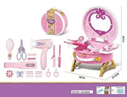 Набір перукаря 0807-36 (24/2) світло, звук, валіза, дзеркало, фек, вирівнювач, аксесуари, у коробці Набір перукаря 0807-36 (24/2) світло, звук, валіза, дзеркало, фек, вирівнювач, аксесуари, у коробці