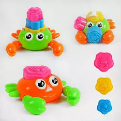 Пірамідка PZ 1128-1 (216/2) “Краб”, 2 кольори, 3 формочки для пасок, у сітці Пірамідка PZ 1128-1 (216/2) “Краб”, 2 кольори, 3 формочки для пасок, у сітці