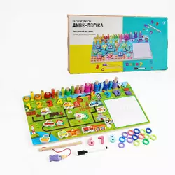 Логічна дерев’яна дошка “Диво-логіка” 47699 №4 "Машинки" (24) "WToys" магнітна риболовля,пальчиковий лабіринт, дошка для малювання, в коробці Логічна дерев’яна дошка “Диво-логіка” 47699 №4 "Машинки" (24) "WToys" магнітна риболовля,пальчиковий лабіринт, дошка для малювання, в коробці