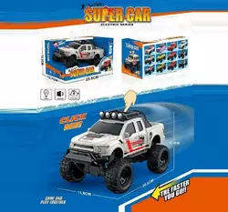 Машина музична E 25-5 (60/2) світло, звук, їздить вперед та назад, гумові колеса, масштаб 1:18, в коробці Машина музична E 25-5 (60/2) світло, звук, їздить вперед та назад, гумові колеса, масштаб 1:18, в коробці