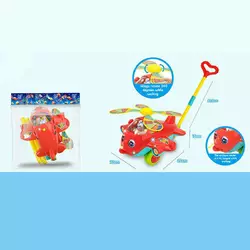 Каталка 0395 (48) дзвіночок, рухомі елементи, 22х22х50.3 см, в пакеті Каталка 0395 (48) дзвіночок, рухомі елементи, 22х22х50.3 см, в пакеті