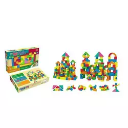 Конструктор U 8903 (24/2) 124 деталей, м`які блоки, в коробці Конструктор U 8903 (24/2) 124 деталей, м`які блоки, в коробці