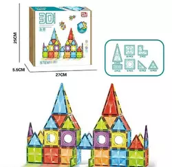 Магнітний конструктор GW 8256 (12) 60 деталей, в коробці Магнітний конструктор GW 8256 (12) 60 деталей, в коробці