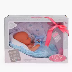 Пупс 9576 (18) п’є з пляшечки, аксесуари, висота 29 см, в коробці Пупс 9576 (18) п’є з пляшечки, аксесуари, висота 29 см, в коробці