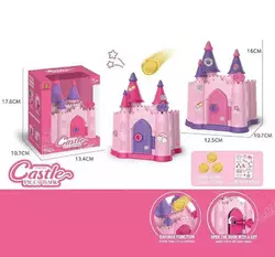 Скарбничка ZH 998-63 (120/2) "Замок", зачиняється на ключик, 3 монетки, наліпки, в коробці Скарбничка ZH 998-63 (120/2) "Замок", зачиняється на ключик, 3 монетки, наліпки, в коробці