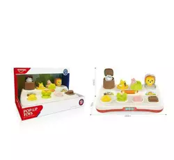 Логічна гра HE 8087 (24) на батарейках, звуки, мелодія, підсвітка, тварини, рухомі елементи, в коробці Логічна гра HE 8087 (24) на батарейках, звуки, мелодія, підсвітка, тварини, рухомі елементи, в коробці