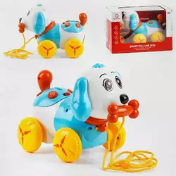 Музична каталка YL 617 A (18) цуценя, світло, звук, пісні та слова англійською мовою, в коробці Музична каталка YL 617 A (18) цуценя, світло, звук, пісні та слова англійською мовою, в коробці