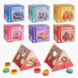 Сортер дерев`яний C 61720 (36) 8 фігурок, в коробці, ВИДАЄТЬСЯ ТІЛЬКИ МІКС ВИДІВ Сортер дерев`яний C 61720 (36) 8 фігурок, в коробці, ВИДАЄТЬСЯ ТІЛЬКИ МІКС ВИДІВ