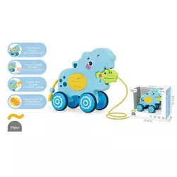 Каталка 63502 (36) “Бегемотик”, музика, звук, підсвічування, в коробці Каталка 63502 (36) “Бегемотик”, музика, звук, підсвічування, в коробці