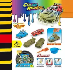 Набір машин SK-S 12 (72) 4 машинки, металопластик, змінюють колір, черпак, піпетка, на листі Набір машин SK-S 12 (72) 4 машинки, металопластик, змінюють колір, черпак, піпетка, на листі