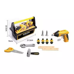 Набір інструментів G 279 (24/2) автоматичний шуруповерт, реверс, гайковий ключ, пила, молоток, деталі для збирання, в боксі Набір інструментів G 279 (24/2) автоматичний шуруповерт, реверс, гайковий ключ, пила, молоток, деталі для збирання, в боксі