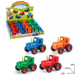 Трактор 38210 (48/2) ЦІНА ЗА 12 ШТУК В БЛОЦІ, металопластик, оченята, в коробці Трактор 38210 (48/2) ЦІНА ЗА 12 ШТУК В БЛОЦІ, металопластик, оченята, в коробці