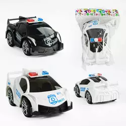 Машина 12017-6 (240/2) "Поліція", 2 кольори, інерція, 17 см, у пакеті Машина 12017-6 (240/2) "Поліція", 2 кольори, інерція, 17 см, у пакеті