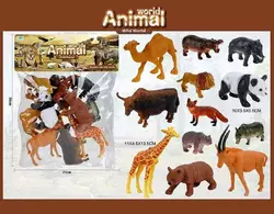 Набір тварин 559-296 A (144/2) 12 тварин, у пакеті Набір тварин 559-296 A (144/2) 12 тварин, у пакеті