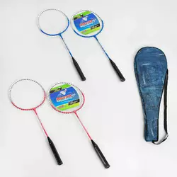 Бадмінтон C 48183 (50) "TK Sport", 2 кольори, 2 ракетки, у чохлі Бадмінтон C 48183 (50) "TK Sport", 2 кольори, 2 ракетки, у чохлі