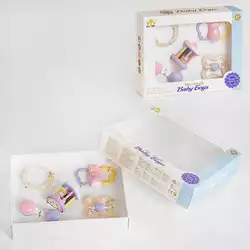 Набор погремушек SL 84815 (36/2) две погремушки со свистком, маракасы, два колечка, в коробке Набор погремушек SL 84815 (36/2) две погремушки со свистком, маракасы, два колечка, в коробке