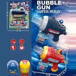 Пістолет з мильними бульбашками YD 707 A (72/2) 2 види, підсвічування, мелодія, автоматичний, пляшечка з мильним розчином, фігурка героя, в коробці Пістолет з мильними бульбашками YD 707 A (72/2) 2 види, підсвічування, мелодія, автоматичний, пляшечка з мильним розчином, фігурка героя, в коробці