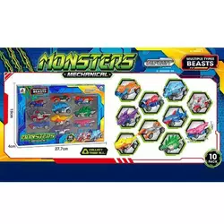 Набір машин DS 2322 (72/2) 10 шт, металопластиковий корпус, у коробці Набір машин DS 2322 (72/2) 10 шт, металопластиковий корпус, у коробці