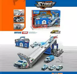 Трек MH 190 (18) запускач, 2 металопластикові машинки, наліпки, в коробці Трек MH 190 (18) запускач, 2 металопластикові машинки, наліпки, в коробці