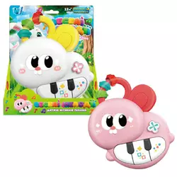 Піаніно 53998 (96/2) "WToys", 2 кольори, ОЗВУЧ. УКРАЇНСЬКОЮ МОВОЮ, “Кролик”, ноти, казки, пісні, цифри, гумові ел, підсвіч, пальчикова гра, в коробці Піаніно 53998 (96/2) "WToys", 2 кольори, ОЗВУЧ. УКРАЇНСЬКОЮ МОВОЮ, “Кролик”, ноти, казки, пісні, цифри, гумові ел, підсвіч, пальчикова гра, в коробці