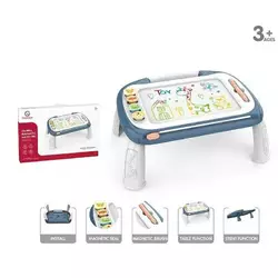 Столик для малювання YL 1022 E-1 Штрих=70163 (12) БЛАКИТНИЙ, магнітний, штампи, в коробці Столик для малювання YL 1022 E-1 Штрих=70163 (12) БЛАКИТНИЙ, магнітний, штампи, в коробці