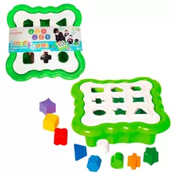 гр Сортер "Розумні фігурки" (св.зелений) 39521 (5) "Tigres", 10 елементів, в сітці гр Сортер "Розумні фігурки" (св.зелений) 39521 (5) "Tigres", 10 елементів, в сітці