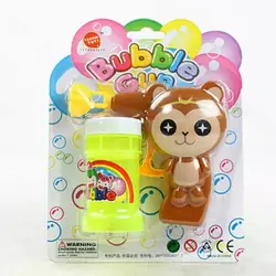 Пістолет з мильними бульбашками 632 M (252/2) “Мавпа”, механічний принцип роботи, мильний розчин, на лист Пістолет з мильними бульбашками 632 M (252/2) “Мавпа”, механічний принцип роботи, мильний розчин, на лист