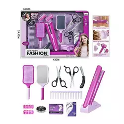 Набір перукаря QY 015 (36) стайлер на батарейках, гребінець, ножиці, бігуді, дзеркальце, щітка для волосся, в коробці Набір перукаря QY 015 (36) стайлер на батарейках, гребінець, ножиці, бігуді, дзеркальце, щітка для волосся, в коробці
