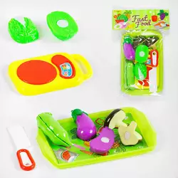 Набір овочів M 110 (360/2) на липучках, таця, ніж, у пакеті Набір овочів M 110 (360/2) на липучках, таця, ніж, у пакеті