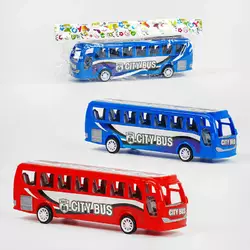 Автобус JY 88-1 A (360/2) 2 види, інерція, в пакеті Автобус JY 88-1 A (360/2) 2 види, інерція, в пакеті