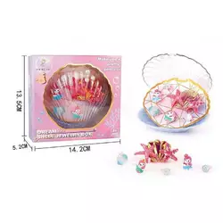 Набір прикрас A 108-3 (240/2) каблучки, шпилька, в коробці Набір прикрас A 108-3 (240/2) каблучки, шпилька, в коробці