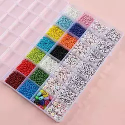 Набір бісеру 610-35 D (120) ножиці, ліска, у боксі Набір бісеру 610-35 D (120) ножиці, ліска, у боксі