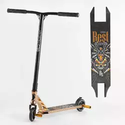 Самокат трюковый 55084 Best Scooter (4) HIC-система, ПЕГИ, алюминиевый диск и дека, АНОДИРОВАННАЯ ПОКРАСКА, колёса PU, d=110мм, ширина руля - 60 см Самокат трюковый 55084 Best Scooter (4) HIC-система, ПЕГИ, алюминиевый диск и дека, АНОДИРОВАННАЯ ПОКРАСКА, колёса PU, d=110мм, ширина руля - 60 см