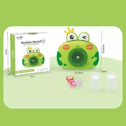 Установка з мильними бульбашками S 680-26 (60) підсвічування, мелодія, автоматичний принцип, 2 пляшечки з мильним розчином, ремінець, в коробці Установка з мильними бульбашками S 680-26 (60) підсвічування, мелодія, автоматичний принцип, 2 пляшечки з мильним розчином, ремінець, в коробці