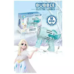 Пістолет з мильними бульбашками 668-16 (72) на батарейках, автоматичний принцип роботи, мильний розчин, в коробці Пістолет з мильними бульбашками 668-16 (72) на батарейках, автоматичний принцип роботи, мильний розчин, в коробці