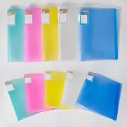 Папка для бумаг с файлами С 36913 (240) 5 цветов, 40 файлов, в пакете