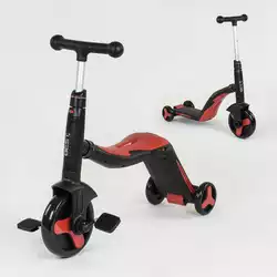 Самокат 3в1 JT 28288 (1) Best Scooter, самокат-велобег-велосипед, КРАСНЫЙ, свет, 8 мелодий, колёса PU, переднее колесо d=20см, задние d=11см Самокат 3в1 JT 28288 (1) Best Scooter, самокат-велобег-велосипед, КРАСНЫЙ, свет, 8 мелодий, колёса PU, переднее колесо d=20см, задние d=11см