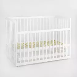 гр Ліжечко дитяче "Софія-2" - шарнір-підшипник з опускною боковиною, біла палочка (Білий) гр Ліжечко дитяче "Софія-2" - шарнір-підшипник з опускною боковиною, біла палочка (Білий)